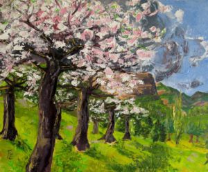 Voir le détail de cette oeuvre: Cerisiers en fleurs